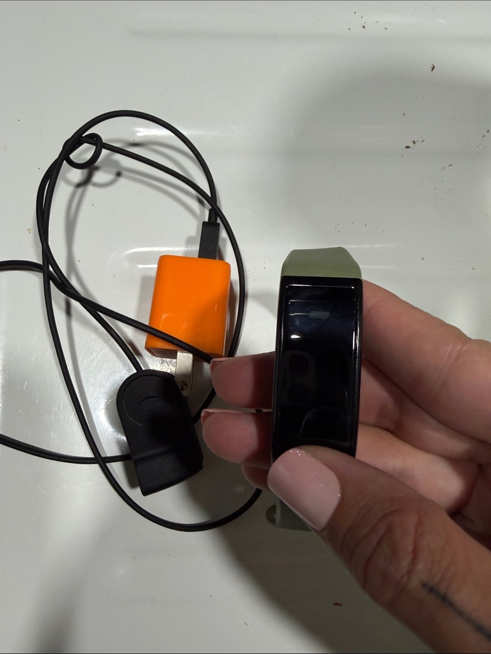 Amazon Halo Olive Green Fitness Tracker Smart Band